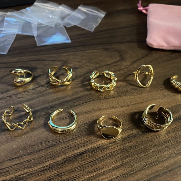 NEW 9 PIECE RING SET - Picture 2 of 2